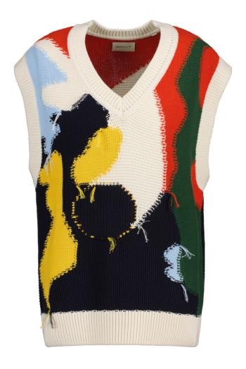 VESTA GANT DECONSTRUCTED VEST MULTICOLOR