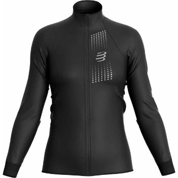 Compressport HURRICANE WINDPROOF JACKET W Dámská větruodolná bunda, černá, velikost