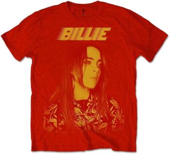 Billie Eilish Tričko Racer Logo Jumbo Unisex Red M