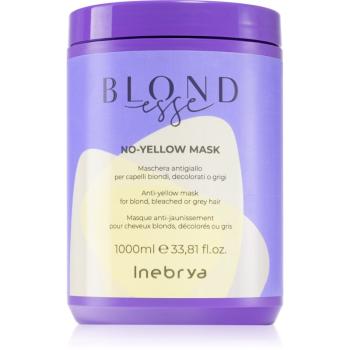 Inebrya BLONDesse No-Yellow Mask maska na vlasy neutralizující žluté tóny 1000 ml