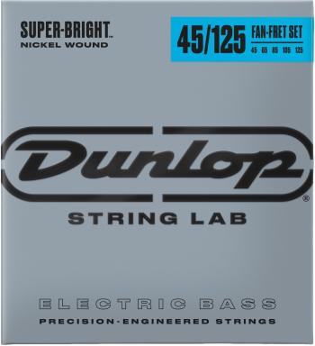 Dunlop DBSBNFF45125 Bass Super Bright Nickel Fan-Fret Set Struny pro 5-strunnou baskytaru