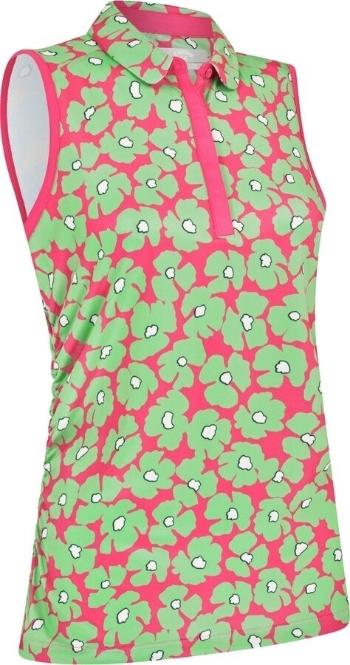 Callaway Floral Sleeveless Womens Cheeky Pink S Polo košile