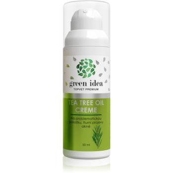 Green Idea Tea Tree Oil Creme regenerační denní krém pro problematickou pleť, akné 50 ml