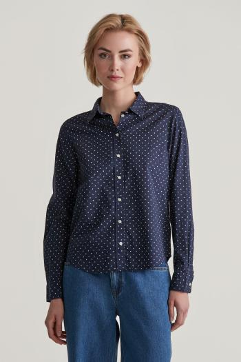 KOŠILE GANT REG DOT PRINT CTN VOILE SHIRT EVENING BLUE