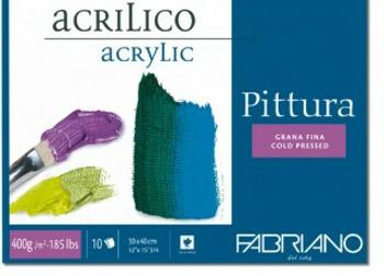 Blok pro malbu Fabriano Pittura 40x40cm 400g