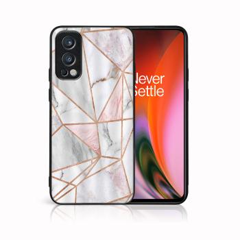 MY ART Ochranný obal OnePlus Nord 2 5G -PINK MARBLE (143)