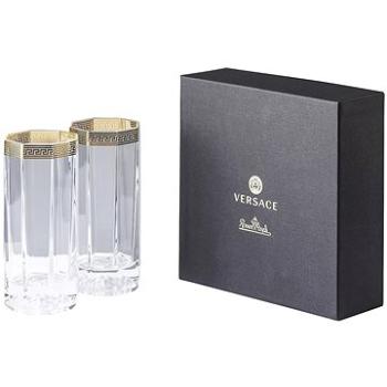 ROSENTHAL VERSACE CRYSTAL MEDUSA D'OR Long drink, 2 ks (RS_VE_20665_110300_48874)