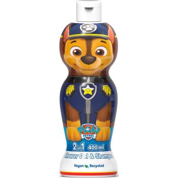 Nickelodeon Paw Patrol Shower Gel & Shampoo sprchový gel a šampon 2 v 1 pro děti Chase 400 ml