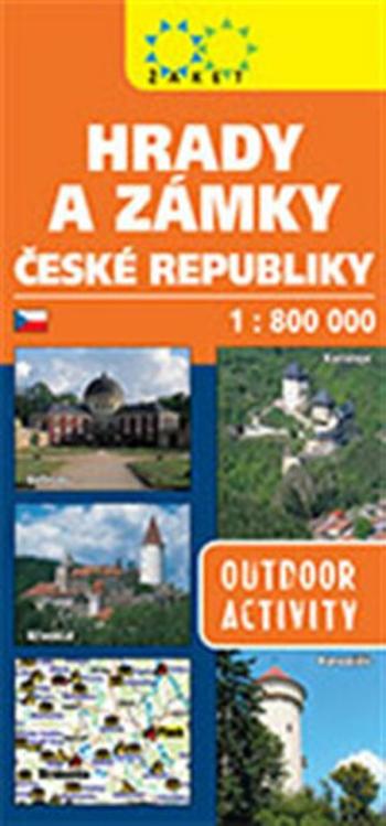 Hrady a zámky České republiky - 1:800 000