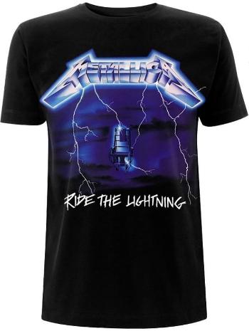 Metallica Tričko Ride The Lightning Tracks Unisex Black XL