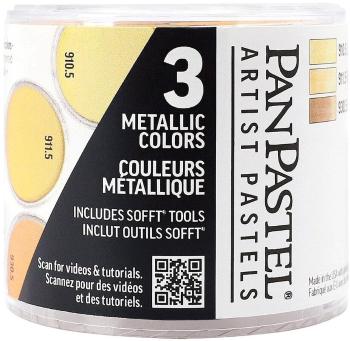 PanPastel Set Metallic Sada suchých pastelů 3 ks