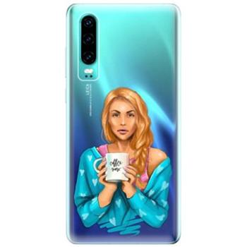 iSaprio Coffe Now - Redhead pro Huawei P30 (cofnored-TPU-HonP30)