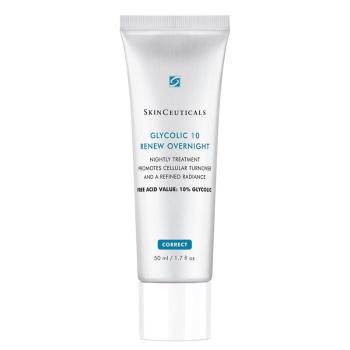 SkinCeuticals Noční krém s kyselinou glykolovou Glycolic 10 Renew Overnight (Nightly Treatment) 50 ml