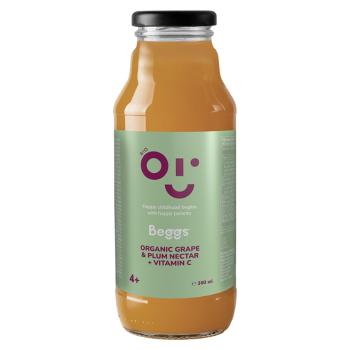 BEGGS Nektár hroznové víno & slivka 4m+ BIO 300 ml