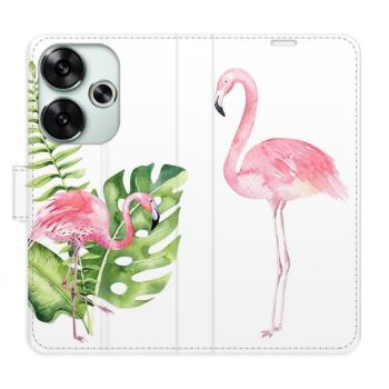 Flipové pouzdro iSaprio - Flamingos - Poco F6