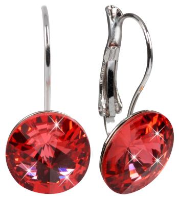 Levien Elegantní náušnice Rivoli Padparadscha