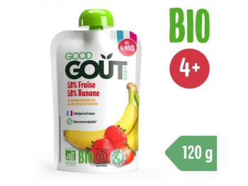 GOOD GOUT BIO Jahoda s banánem 120 g