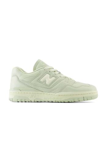 Kožené sneakers boty New Balance BB550MCC zelená barva, BB550MCC