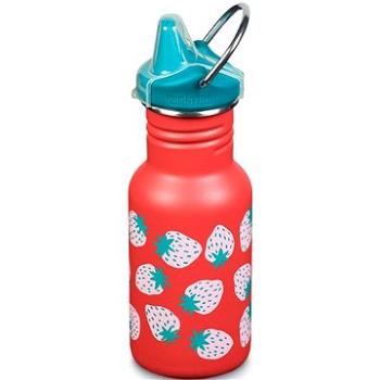 Klean Kanteen Kid Classic Narrow Sippy Cap coral strawberries (763332068406)