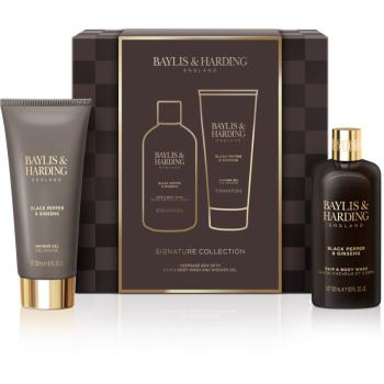 Baylis & Harding Black Pepper & Ginseng dárková sada do sprchy pro muže