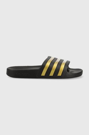 Pantofle adidas pánské, černá barva, EG1758