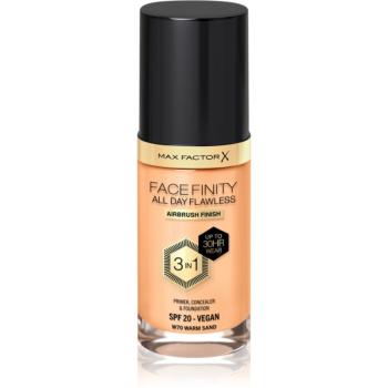 Max Factor Facefinity All Day Flawless dlouhotrvající make-up SPF 20 odstín 70 Warm Sand 30 ml