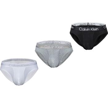 Calvin Klein HIP BRIEF 3PK Pánské slipy, černá, velikost