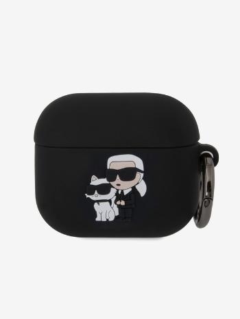 Karl Lagerfeld AirPods 3 Black Pouzdro Černá