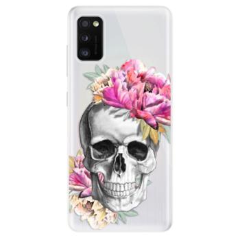 Odolné silikonové pouzdro iSaprio - Pretty Skull - Samsung Galaxy A41