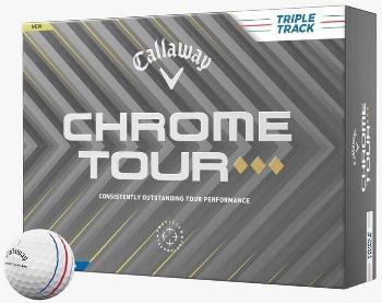 Callaway Chrome Tour Triple Diamond White Triple Track Golfové míčky