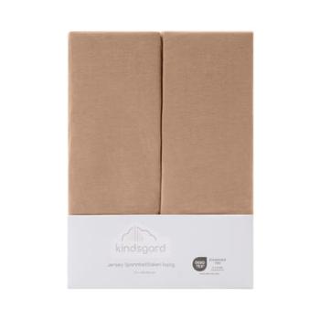 kindsgard Prostěradlo laylig 2-pack 70 x 140 cm taupe