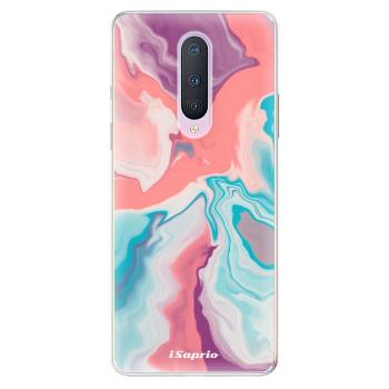 Odolné silikonové pouzdro iSaprio - New Liquid - OnePlus 8