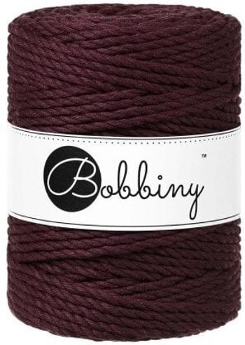 Bobbiny 3PLY Macrame Rope 5 mm 100 m Burgundy Šňůra