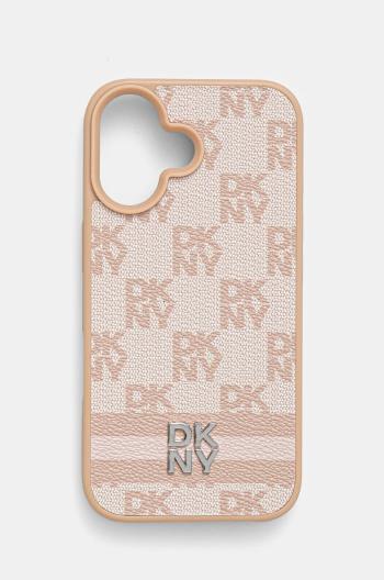 Obal na telefon Dkny iPhone 16 6.1 oranžová barva, DKHCP16SPCPTSSP