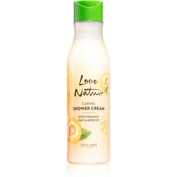 Oriflame Love Nature Organic Oat & Apricot pečující sprchový gel 250 ml