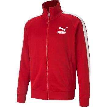 Puma ICONIC T7 TRACK JACKET Pánská mikina, červená, velikost