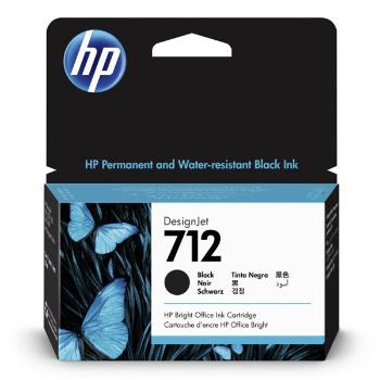 HP 3ED70A - originální cartridge HP 712, černá, 38ml