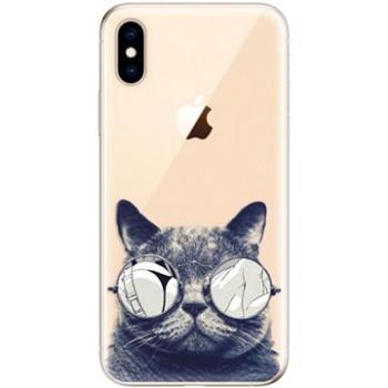 iSaprio Crazy Cat 01 pro iPhone XS (craca01-TPU2_iXS)