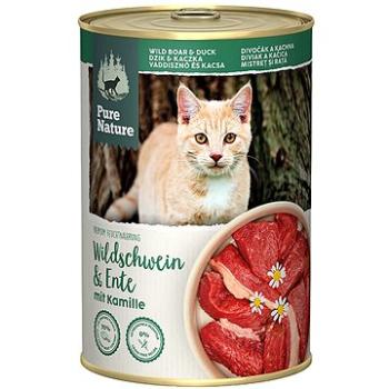 Pure Nature Cat Adult konzerva Divočák a Kachna 400g (RD-PNCA00400WD-5776-CS)