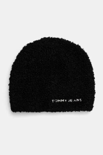 Čepice Tommy Jeans černá barva, AW0AW17058