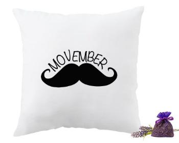 Levandulový polštář Movember Moustache