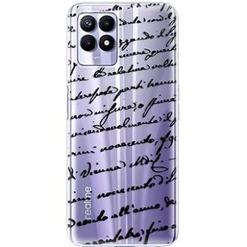 iSaprio Handwriting 01 pro black pro Realme 8i (hawri01b-TPU3-Rlm8i)