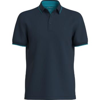 s.Oliver RL POLO NOOS Férfi galléros póló, sötétkék, méret