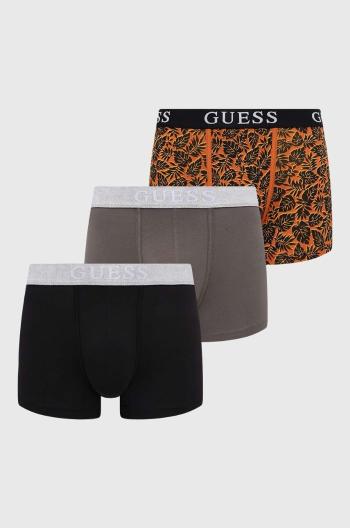 Boxerky Guess JOE 3-pack pánské, šedá barva, U4GG15 K6YW0