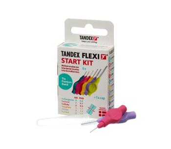 Tandex Flexi Start Kit mezizubní kartáček 6 ks