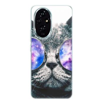 Odolné silikonové pouzdro iSaprio - Galaxy Cat - Honor 200