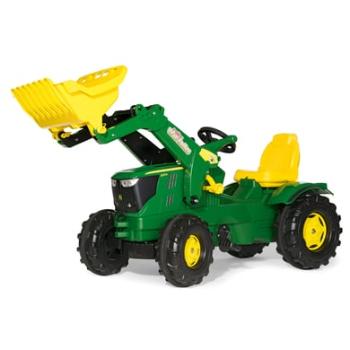 ROLLY TOYS Traktor se lžící John Deere 6210 R 611096