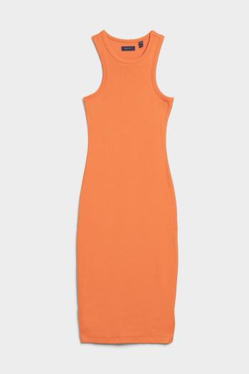 ŠATY GANT SLIM TANK TOP DRESS APRICOT ORANGE