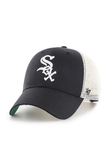 Čepice 47brand MLB Chicago White Sox černá barva, s aplikací, B-BRANS06CTP-BK