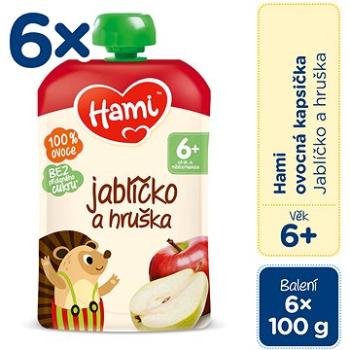 Hami Jablíčko a hruška 6× 100 g (5900852055102)